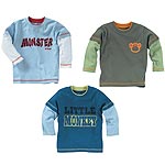 Kids Pack of 3 Monkey Tops