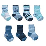 Kids Pack of 7 Toddler Boys Socks