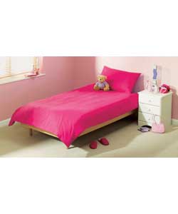 Includes duvet cover and 1 pillowcase. 50% cotton/