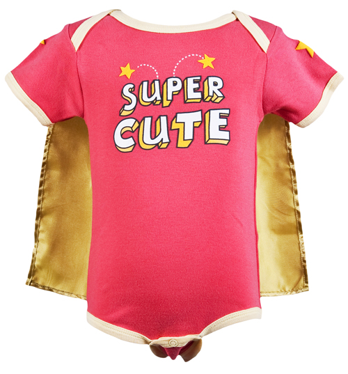 Unbranded Kids Super Cute Superhero Wry Baby Babygrow