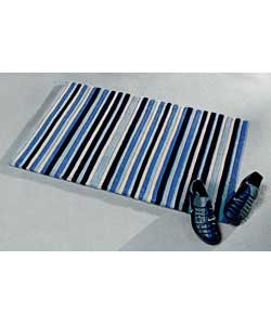 Unbranded Kidsworld Blue Stripe Rug