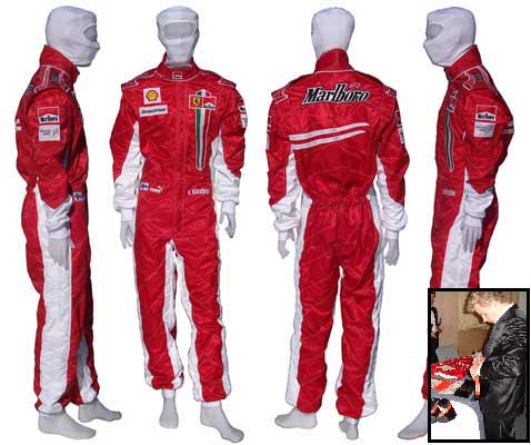 Unbranded Kimi Randauml;ikkandouml;nen signed 2007 replica race suit