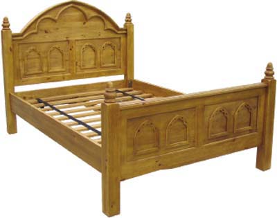 KING SIZE BED 5FT MEDIEVAL