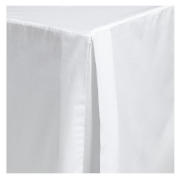 Unbranded Kingsize Valance Sheet, White Twinpack