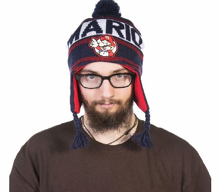 Unbranded Knitted Mario Nintendo Laplander Hat