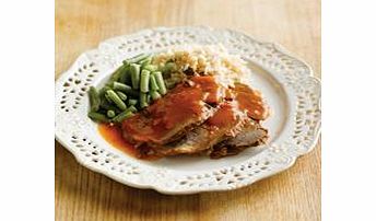 Sliced beef with gravy, rice, green beans, stuffing and tomato sauce. Please note that our dishes for Ethnic Diets are stocked to order, so please order 14 days before you require delivery. Thank you.