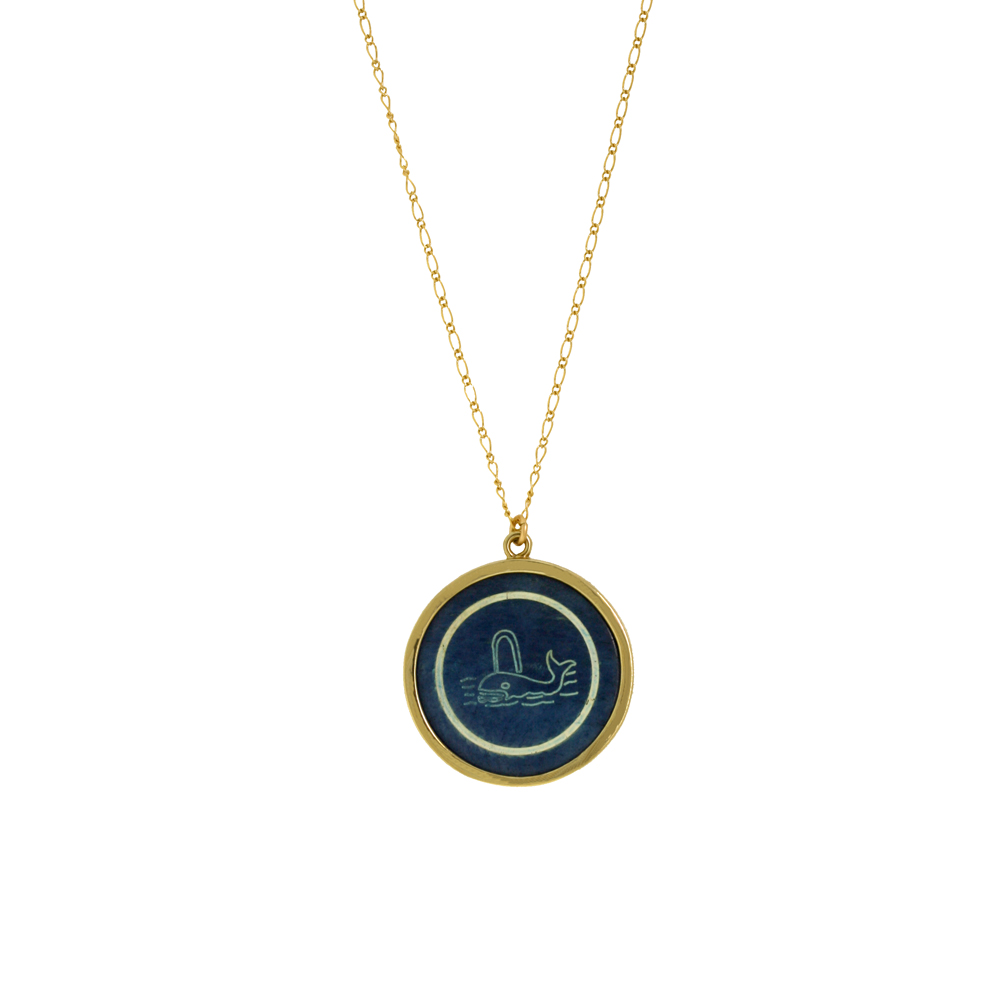 Unbranded La Punta Necklace- Blue Whale