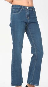 Ladies Dark Stonewash Stretch Jean