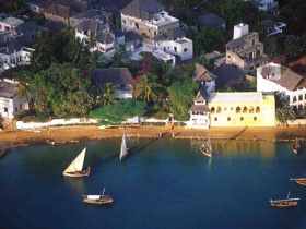 Unbranded Lamu Island hotel, Kenya Coast