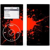 Lapjacks Red Splats 1 Skin For Apple iPod Mini