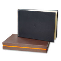 Luxurious real leather albums.  40 pages interleav