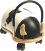 Unbranded Large Cow Wheelybug: 46cm x 30cm x 34cm - White/Black