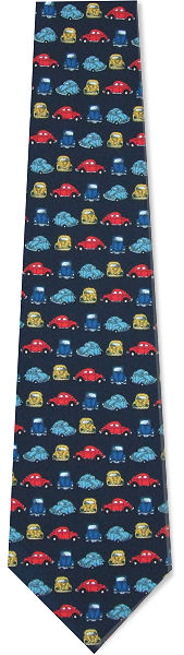 Unbranded Large VW Beetles Tie