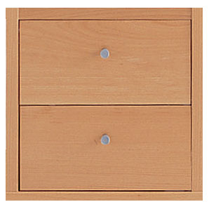 Largo Two Drawer Unit- Beech