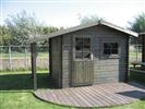 Unbranded Lars Log Cabin: 3m x 2.6m - Foundation Drainage Beams