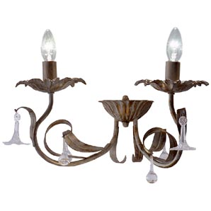 Laurence Llewelyn-Bowen Courtesan Twin Wall Light