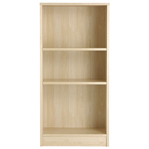 Laya Low Narrow Bookcase- Birch