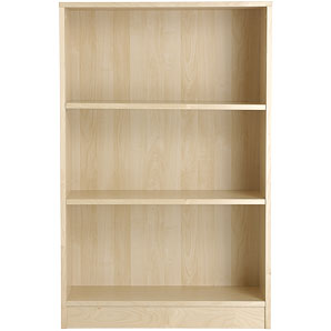 Laya Low Wide Bookcase- Birch