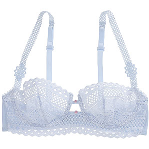 Lejaby Underwired Half Cup Bra- Blue- 34C