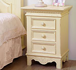 Unbranded Les Saisons Bedside Cabinet - 3 drawer