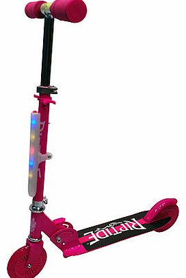 Hop on board the Light - Up Scooter and ride through the streets in style. This Riptide ride-on come with a motion activated light bar that will glow when youandrsquo;re on the move andndash; just the thing for being seen! The Light-Up Scooterandrsqu