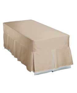 Unbranded Linen Box Pleat Kingsize Valance Sheet