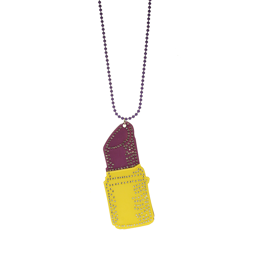 Unbranded Lipstick Pendant - Yellow