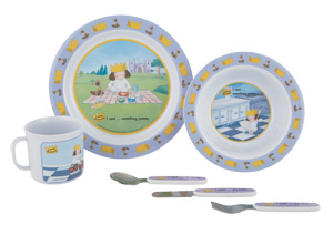 Unbranded Little Princess 6 Piece Tableware Set