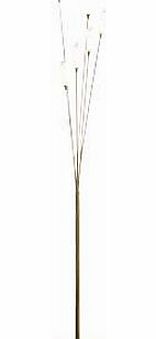 Unbranded Living Hyatt 6 Light Floor Lamp - Brass