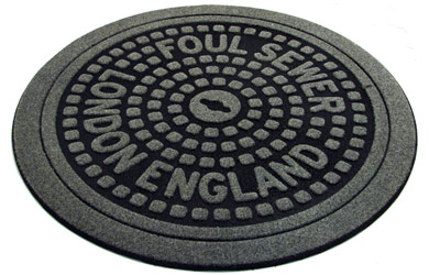 Unbranded London Manhole Cover Door Mat