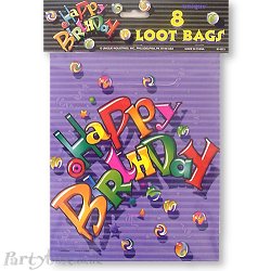 Loot bag - Birthday Marbles - Pack of 8