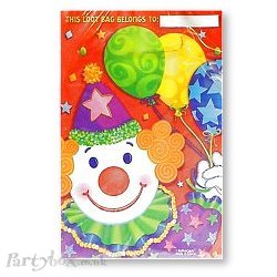 Loot bag - Carnival Clown - Pack of 8