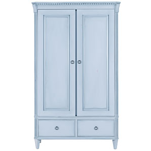 Louisa 2 Door Wardrobe- Duck Egg