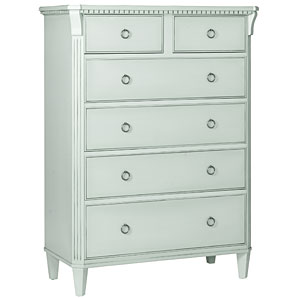 Louisa 6 Drawer Chest- Celadon