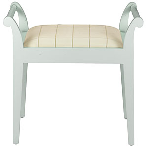 Louisa Dressing Stool- Celadon