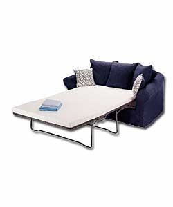 Lucinda Blue Metal Action Sofabed