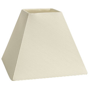 Lulu Tapered Square Lampshade- Cream