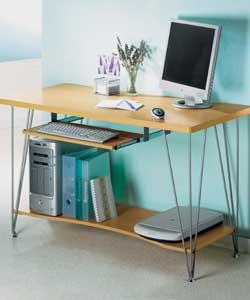 Lunar Beech Effect Desk