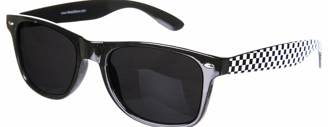 Unbranded Lunettes De Soleil Wayfarer Noir Avec Des Bras