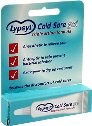 Lypsyl Cold Sore Gel 3g