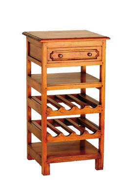 MAHOGANY WINE RACK SMALL