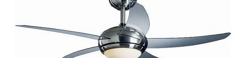 Unbranded Manhattan Satin Ceiling Fan - Nickel