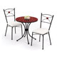 Unbranded Maya Glazed Mosaic Bistro Set