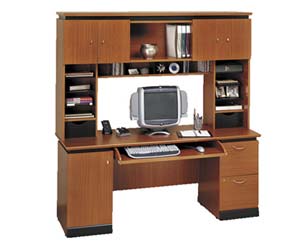 McCormick credenza desk & hutch