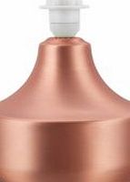 Unbranded Medes Brushed Copper Effect Table Lamp Base