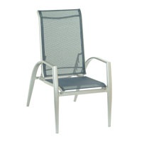 Mediterranean Reclining Chair Blue