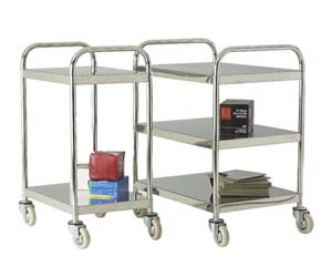 Unbranded Medium duty stainless steel trolleys