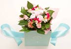 Unbranded Medium Hand Tied Baby Garment Bouquet (Pink)