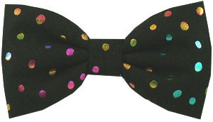 Unbranded Metallic Dots Bow Tie