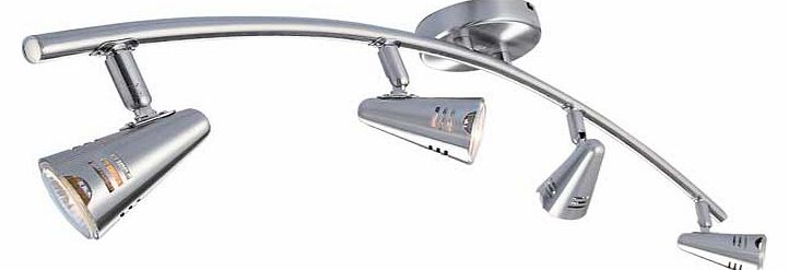 Unbranded Metza 4 Spotlight Bar - Silver